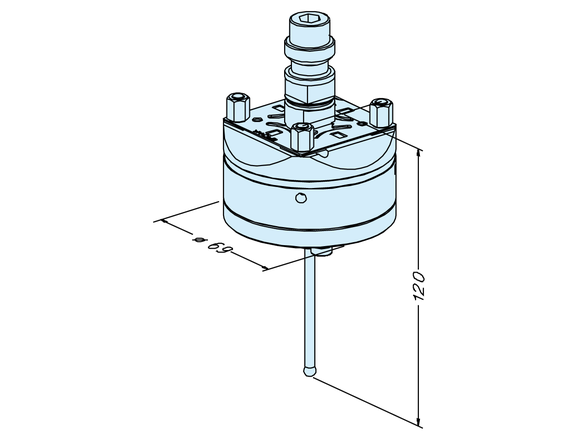 Probe with ball ø 5mm