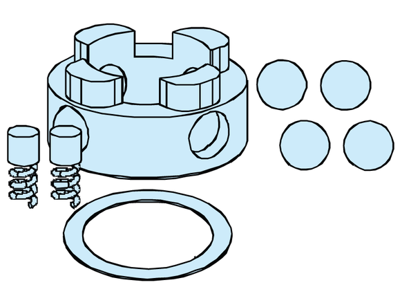 Repair kit QuickChuck 100P